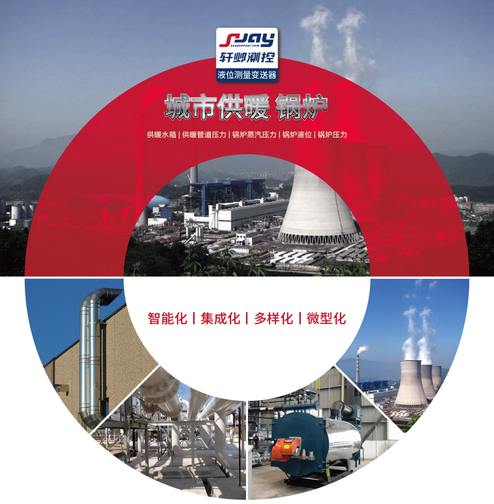 城市供暖、鍋爐（供暖水箱、供暖管道壓力、鍋爐蒸汽壓力、鍋爐液